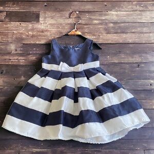 🤑10/$100 Sweet Heart Rose satin pleated balloon flower girl holiday dress 2T